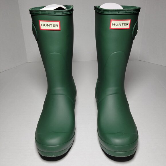 Hunter Shoes - Hunter Women's Original Short Rain Boots in Hunter Green
